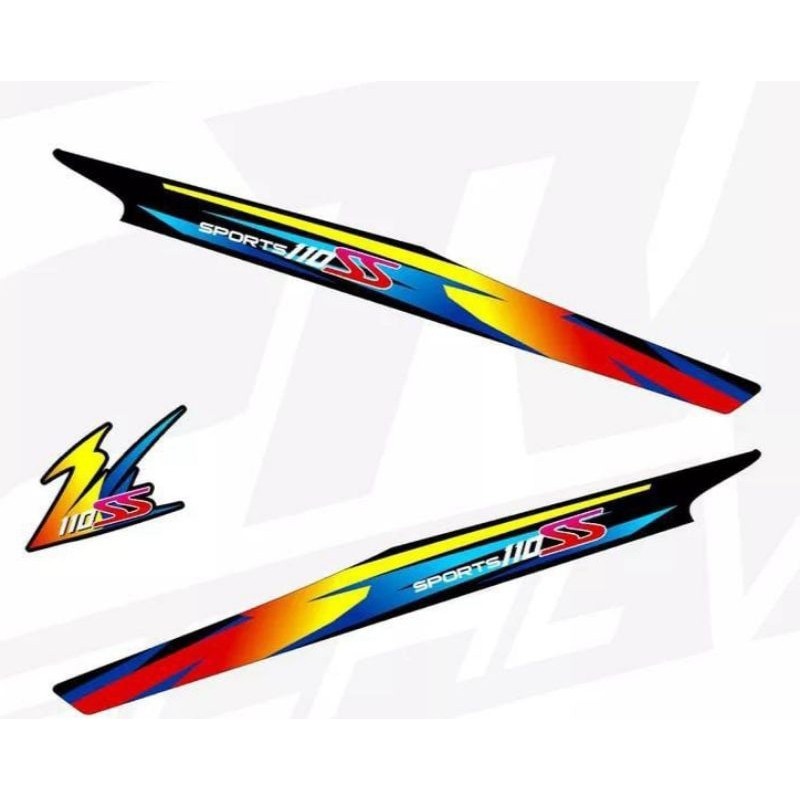 STRIPING SIGMA VARIASI CUSTOM SS TWO 110 HOLOGRAM