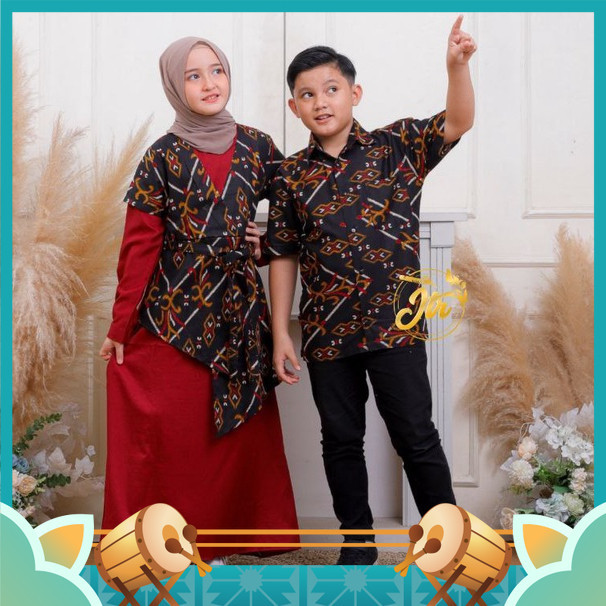 Baju Fashion Muslim Anak Keren Model Terbaru 2024 TERMURAH / Gamis Batik Anak umur 3 sampai 10 tahun
