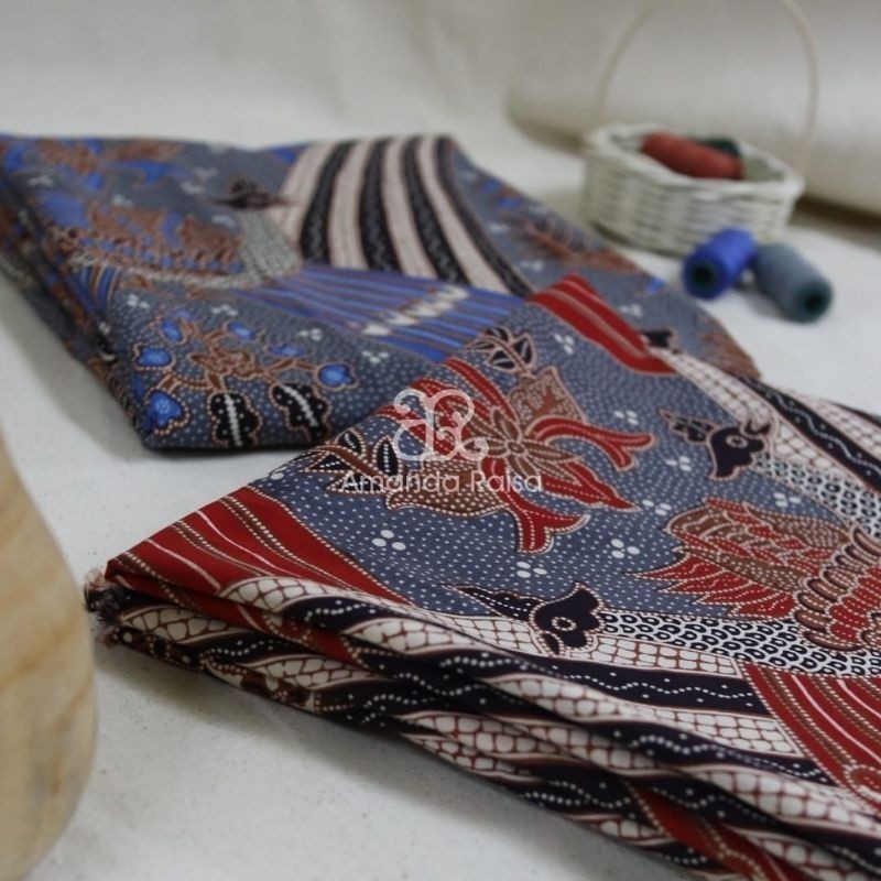 Kain Batik Meteran Potongan Motif Merak Ngibing