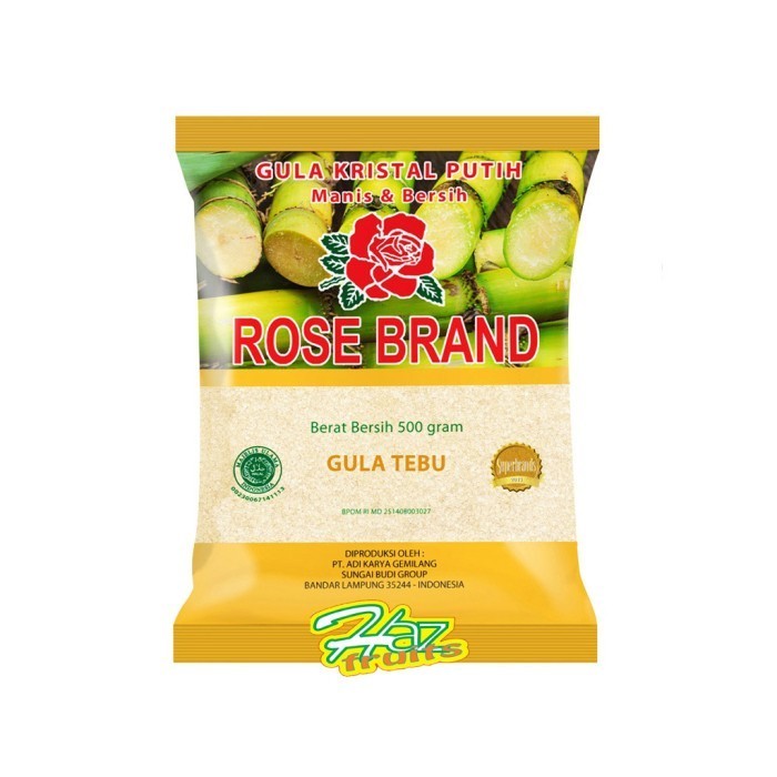 

Rose Brand Rosebrand Gula Tebu Kristal Putih | Gula Kuning 1 kg