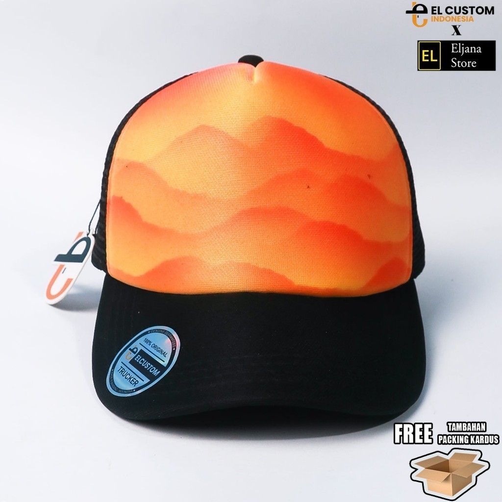 MOJAVE - Topi Jaring Airbrush / Topi Custom/  Tiedye/ Topi Premium / Topi Trucker / Topi SMA / Topi 