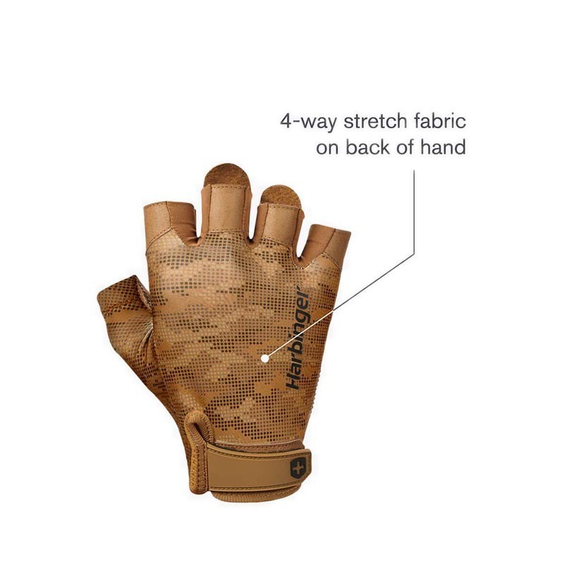 Harbinger Unisex Pro Gloves 2.0 Tan - Medium