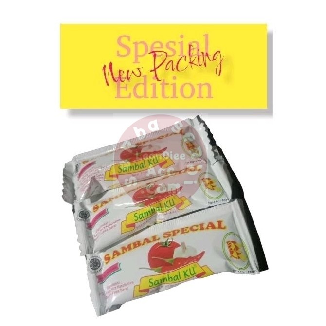 

(PROMO 1 sachet Rp 180) Saos Cabe Sachet Sambal Ku Saus Saset SPESIAL Extra Lebih Pedas 10 g