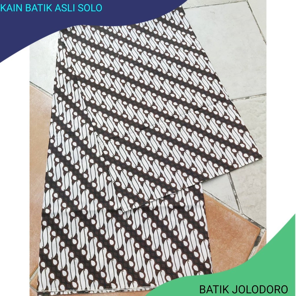 Kain Jarik Batik SOLO motif parang klitik warna coklat tua