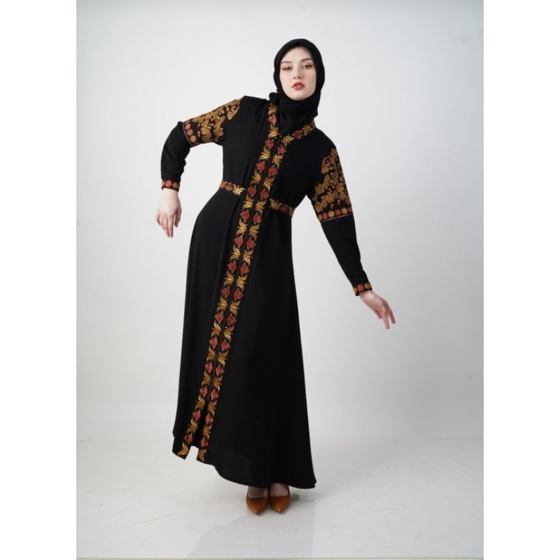 Abaya Hikmat Fashion A9833 Original / gamis / Abaya Turkey / New arrival