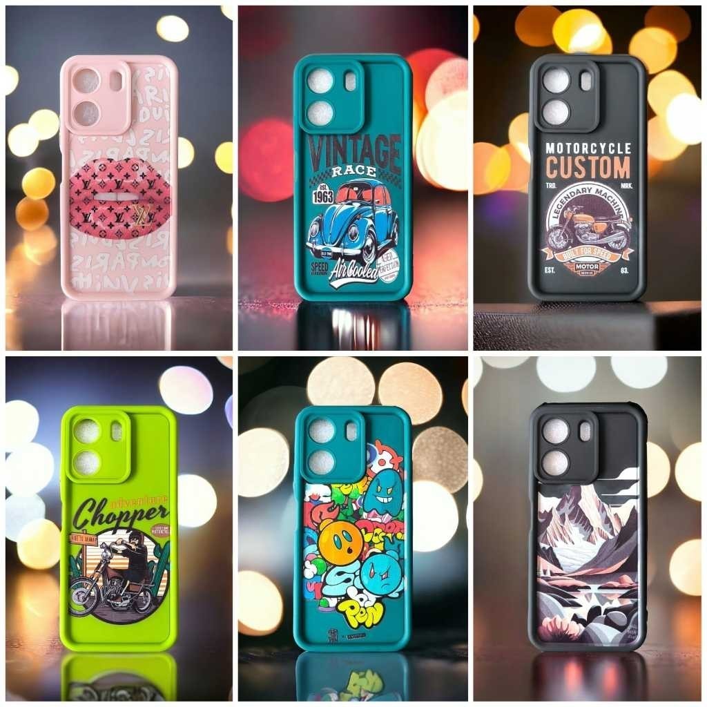 [ ON ACC ] OPPO A58 4G / A3S / A5S / A7 / A12 SOFT CASE CORAK LOTSO / CASE CORAK LUCU / CASING GEMOY