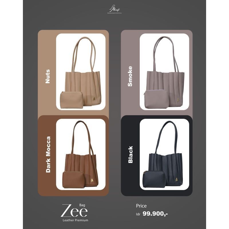 New Arrivial Tas Shoulder Bag Wanita Zee Bag by Arrafi Hijab Official Tas Cewek Fashion Kekinian Bah
