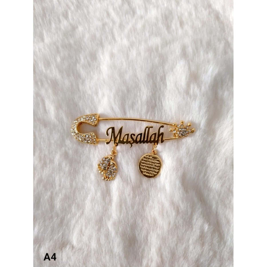 Bros Turki | Pin Masyaallah Khas Turki | Souvenir Bros Turki - Bross B1