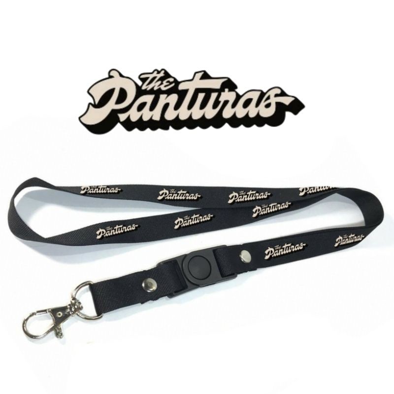 

lanyard THE PANTURAS / tali lanyard band gantungan leher name tag id card / pods / brand lokal