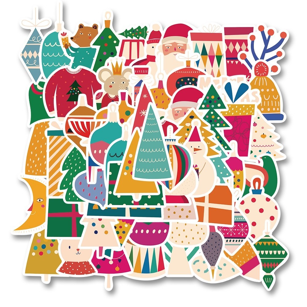 

PROMO 25 pcs Stiker Motif Natal Tahan Air Untuk Dekorasi notebook hello.nuza