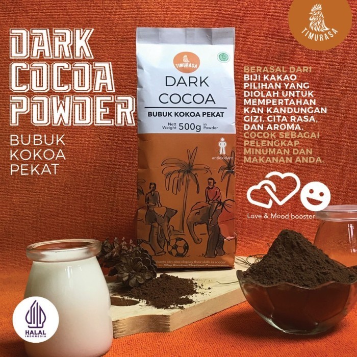 

Bubuk Coklat Pekat Timurasa - Dark Cocoa Powder 500g