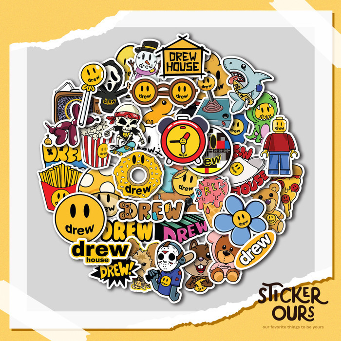 

STICKER PACK DREW HOUSE | STIKER TUMBLER LAPTOP | STIKER KOPER HELM