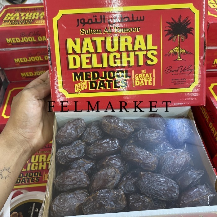 

Kurma Medjool Natural Delihght Dates Jumbo 1 Kg