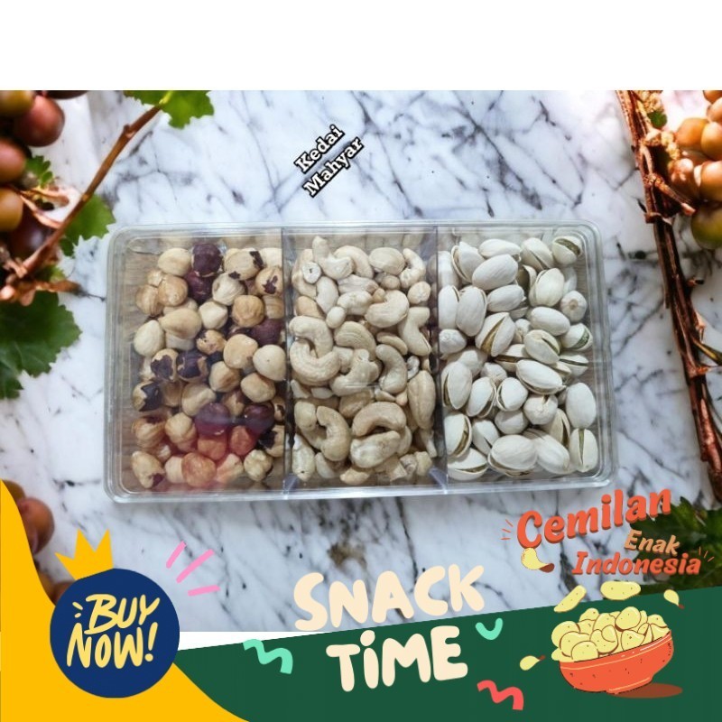 

Special Diskon Nuts mix... hazelnut | pistachio USA | mede roasted