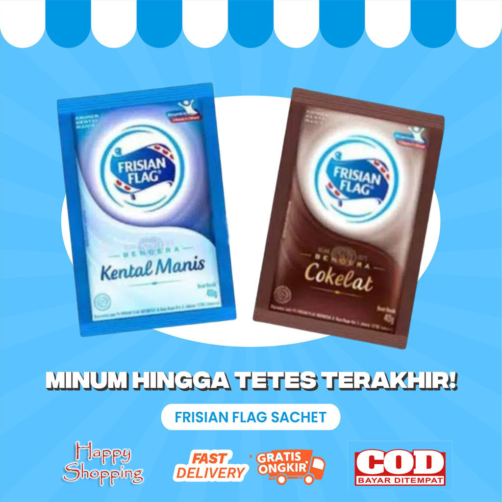 

Frisian Flag susu Kental Manis Sachet | Gratis Ongkir