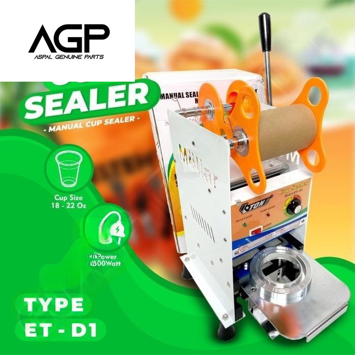 Mesin Cup Sealer D1 ET-D1 MOLLAR ETON Alat Press Pres Gelas Plastik