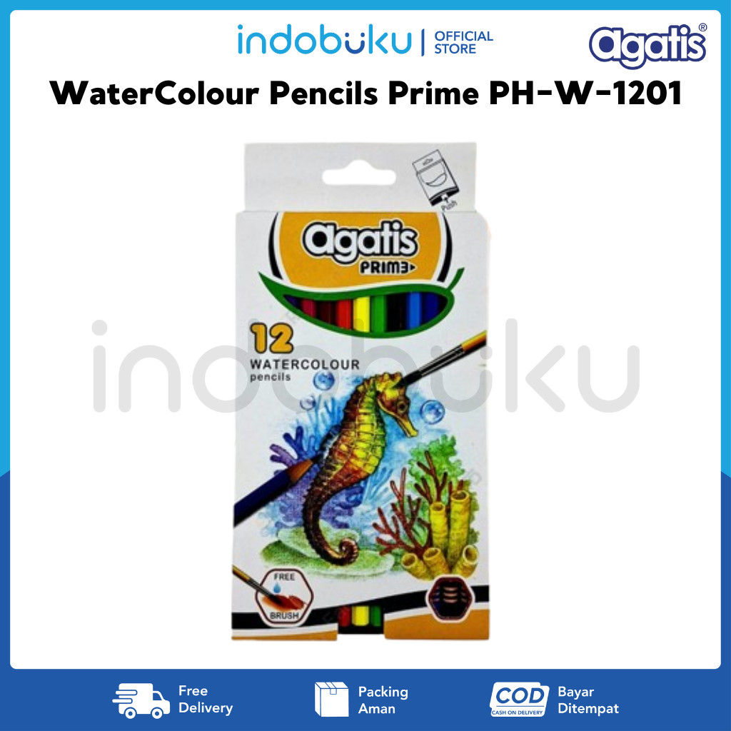 

WaterColour Pencils Agatis Prime 12 Warna PH-W-1201