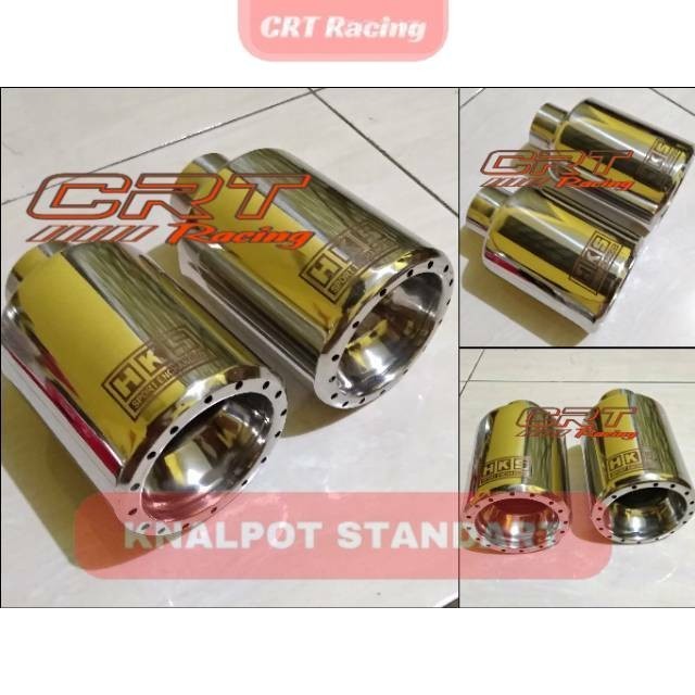 Tailpipe Buntut Knalpot Mobil HKS Gronel CRT ORIGINAL
