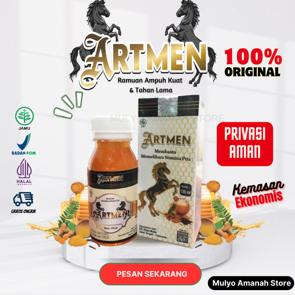 

Madu ARTMEN Herbal Madu Stamina Pria Ampuh Madu Obat Kuat Pria Tahan Lama Original BPOM Penambah Vitalitas Pria Kemasan Ekonomis Original