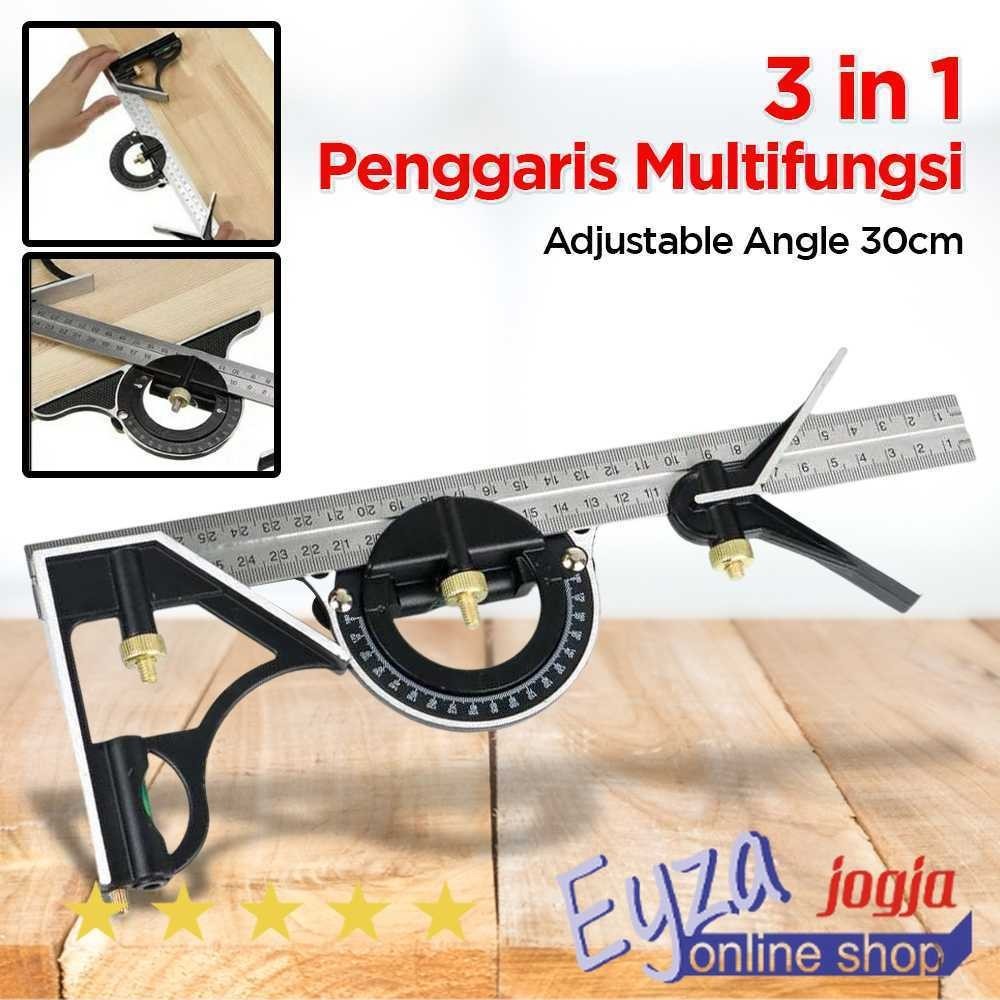 

Original SILVERLINE Penggaris Multifungsi Adjustable Angle Ruler Set 30 cm - 991857