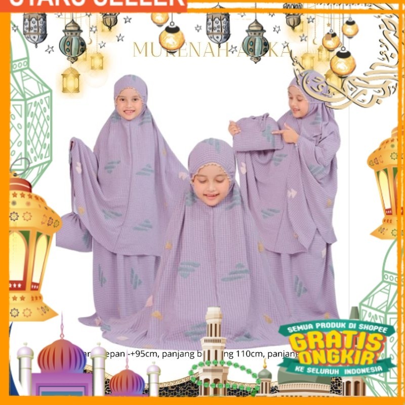 MUKENAH ANAK KERUT / MUKENAH ANAK / MUKENAH 3D ANAK / MUKENAH KERUT ANAK / MUKENAH ANAK SD / MUKENAH