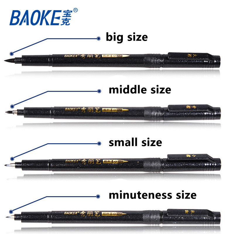 

BAOKE Calligraphy Pen / Pulpen Pena Kaligrafi Tinta Kaligrafi Tebal dan Mudah Menyerap
