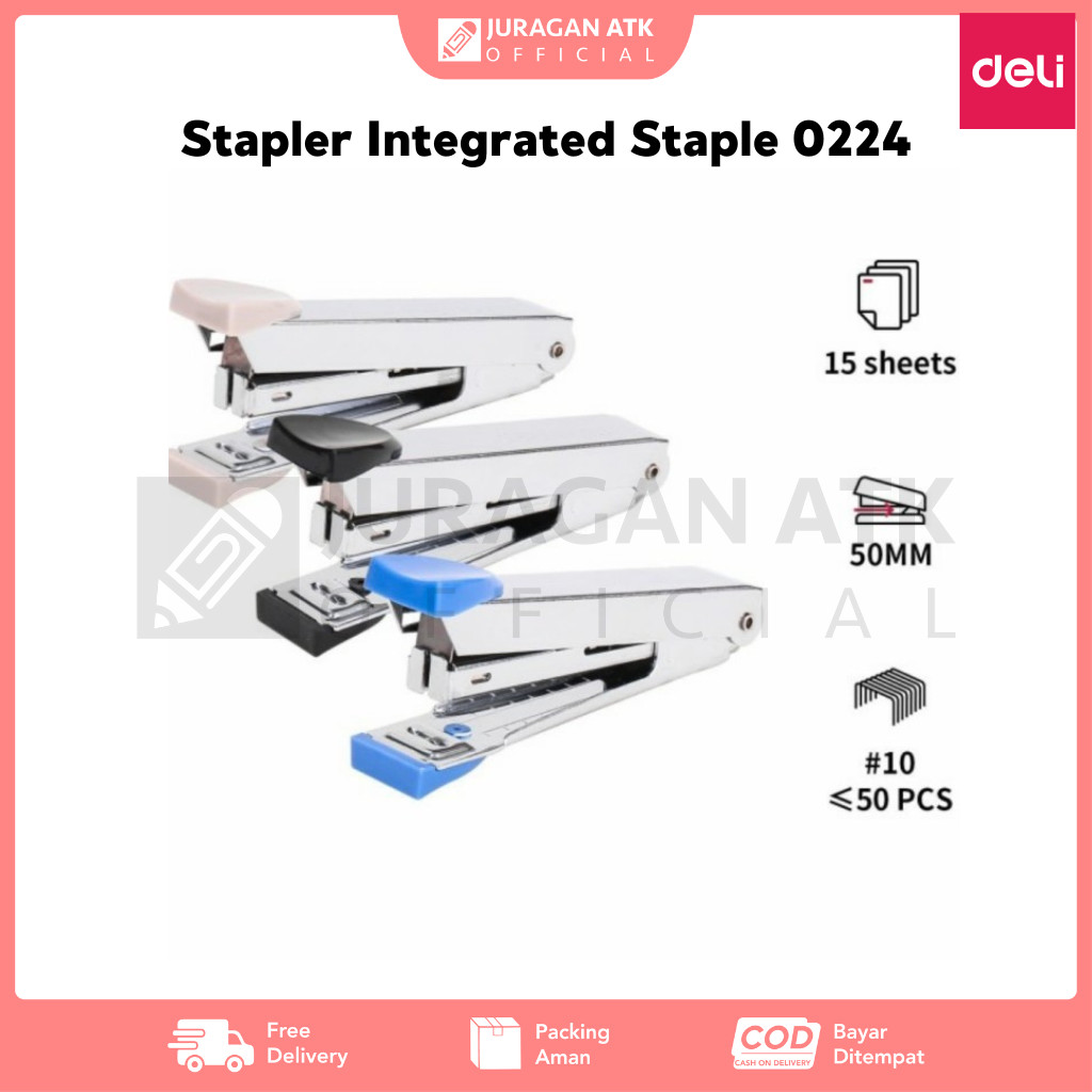 

Stapler/ Staples Deli Integrated Staple Remover 15 Sheets 0224