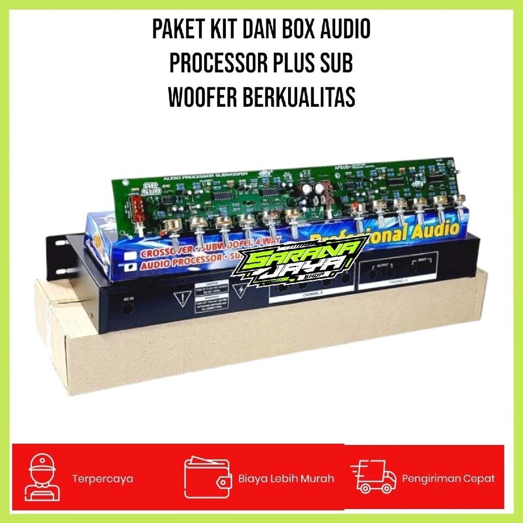 Paket Kit dan BOX Audio Processor Plus Sub Woofer berKualitas