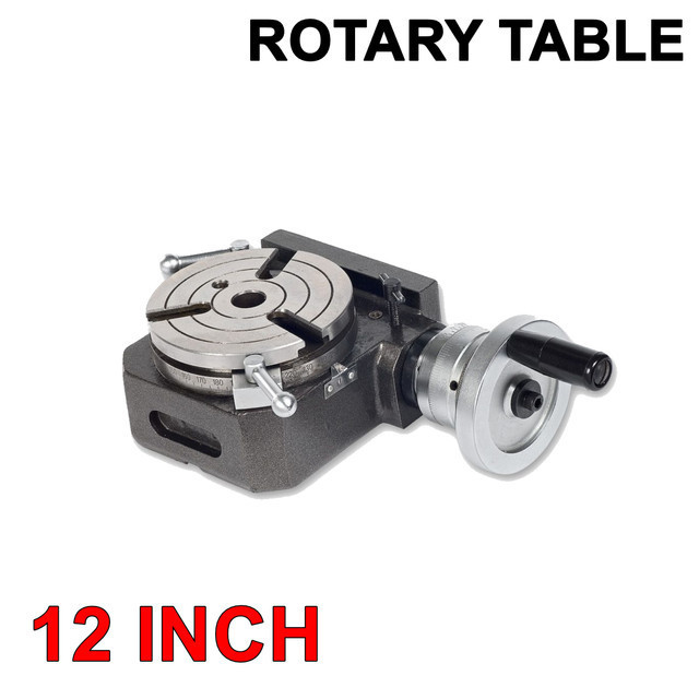 Rotary Table 12" Meja Putar Milling Dividing Vertical Horizontal 12 Inch
