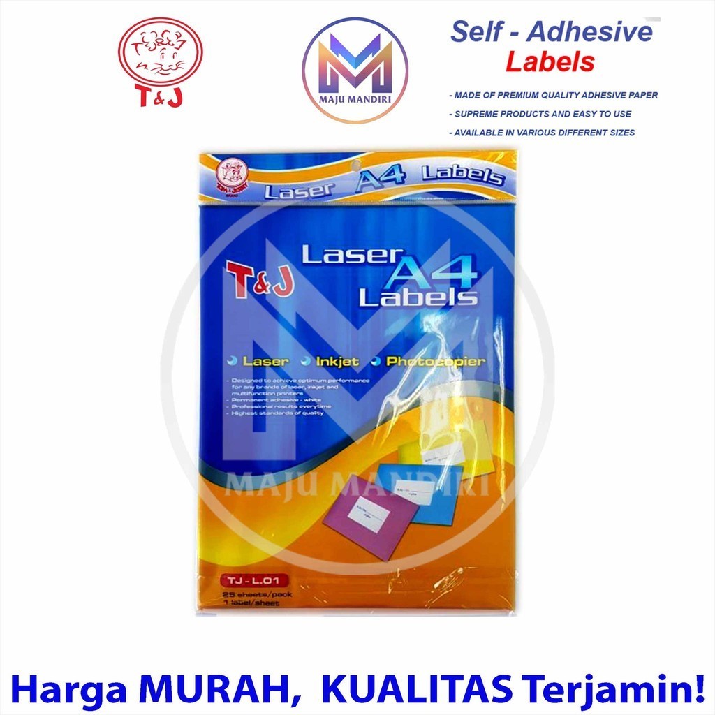 

Label Stiker Tom & Jerry Ukuran A4 / Laser Label L 01