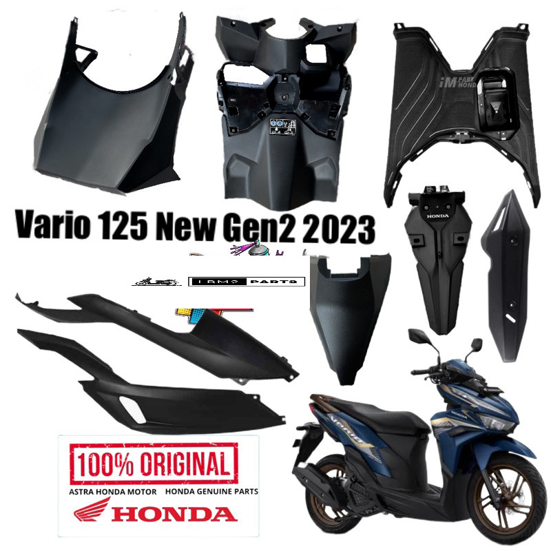 Paketan Body bodi Kasar Vario 125 New K2V Gen 2 2023 inner dasbor injekan dek bawah paru kolong