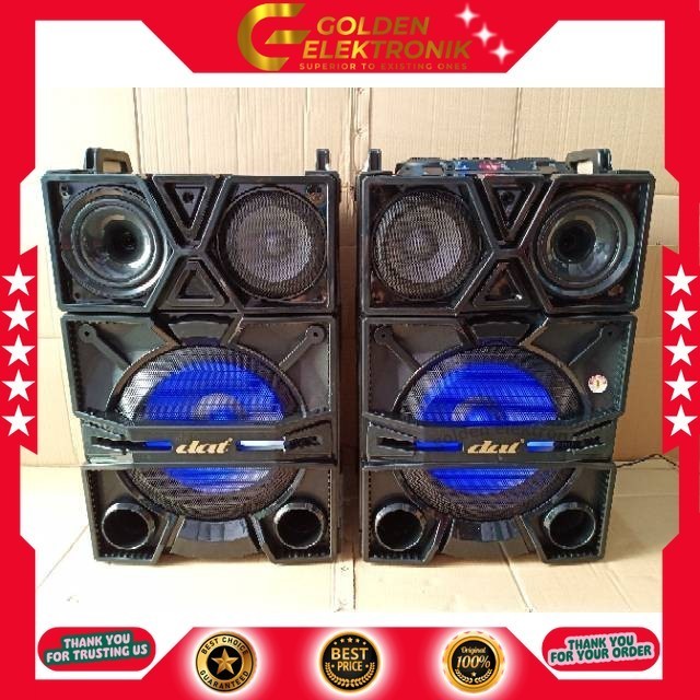 SPEAKER AKTIF DAT DX-151 DX151 DX 151 SUBWOFER BLOETOOTH USB RADIO READY