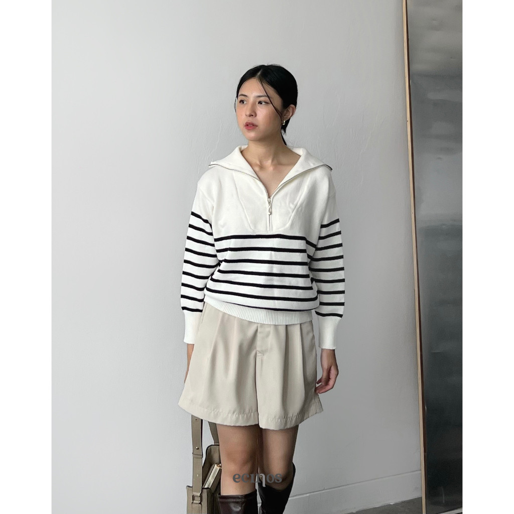 Karen Half Zip Sweater Ecinos Original