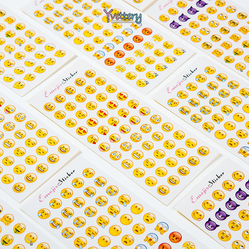 

COD❤️ Sticker Emoji Emoticon Cute Lucu 1 Set isinya 3 Motif Total 12 Lembar Dekorasi Planner-yy