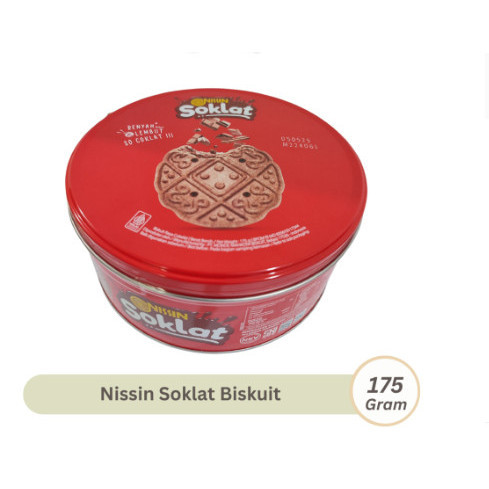 

NISSIN SOKLAT 175gr Biskuit Rasa Coklat Renyah Lembut Kemasan Kaleng