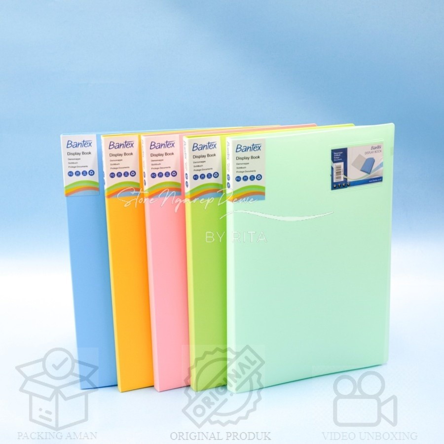 

BANTEX PP DISPLAY BOOK FC 40 COOL AQUA 3185 76 barang original seperti gambar