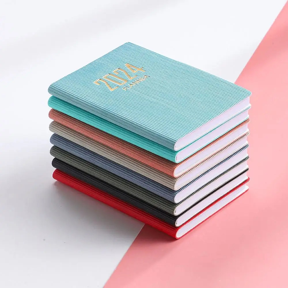 

‼️OBRAL BISA COD INSTANT‼️MINKYS Buku Catatan Harian 2024 Kulit PU Notebook Planner 365 Days A7 - MK24‼️COD‼️
