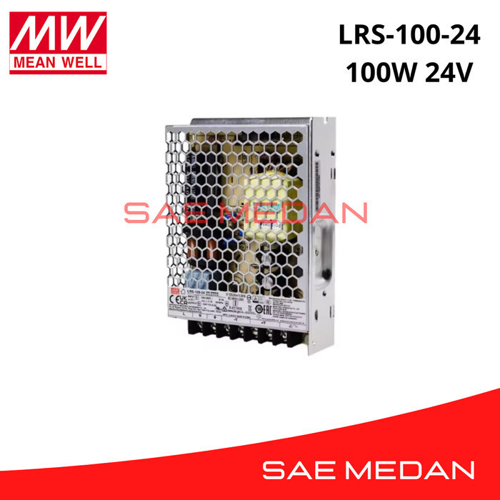 Power Supply LRS-100-24 LRS 100 24 Meanwell 100W 24V