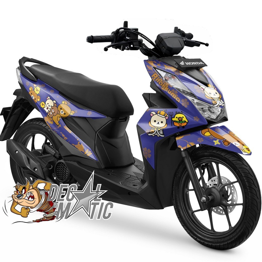 Stiker Full Body Beat Street Decal full body motor Beat Street FI EPS / Beat Street Deluxe Rilakkuma
