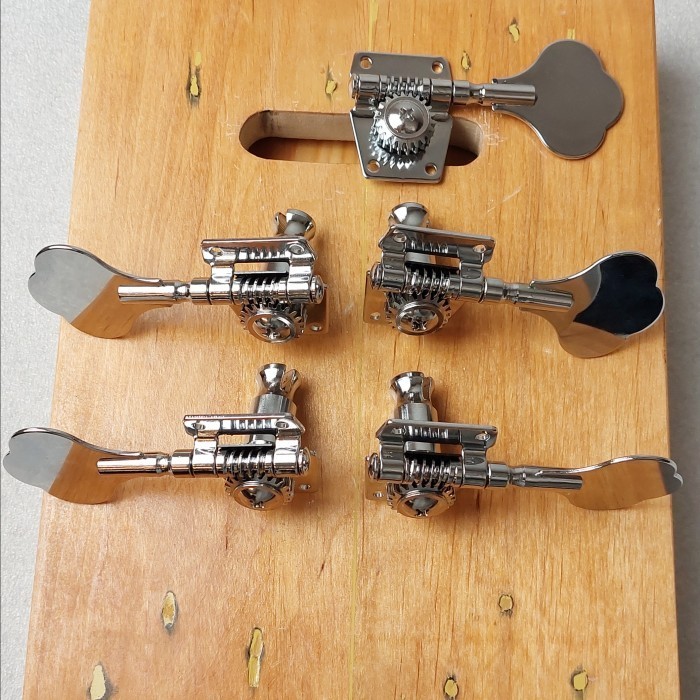 Dryer Gitar Elektrik Jazz Bass Senar 5 R3 L2 / Dryer gitar jazz bass 5 String R3+L2 - Chrome