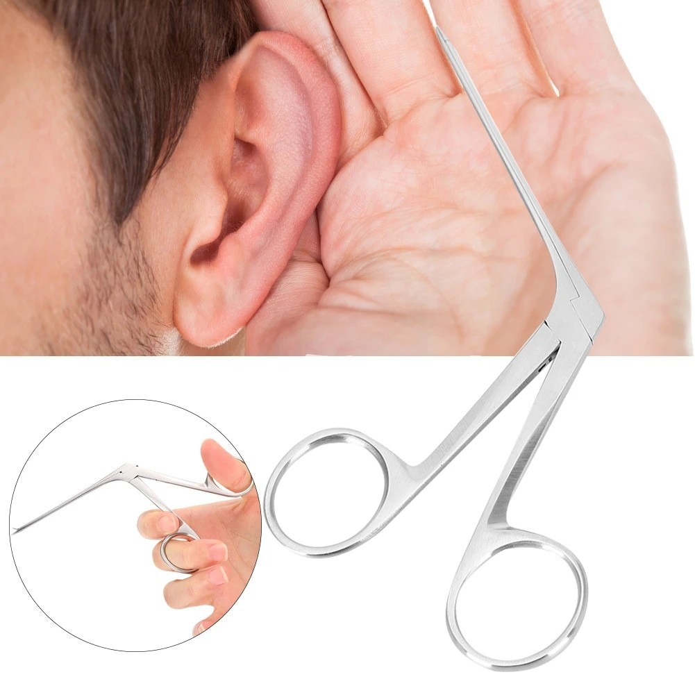 PREORDER Professional Ear Forceps Stainless Steel Ear Cleaning Aural Forceps For Ear Treatment Endos