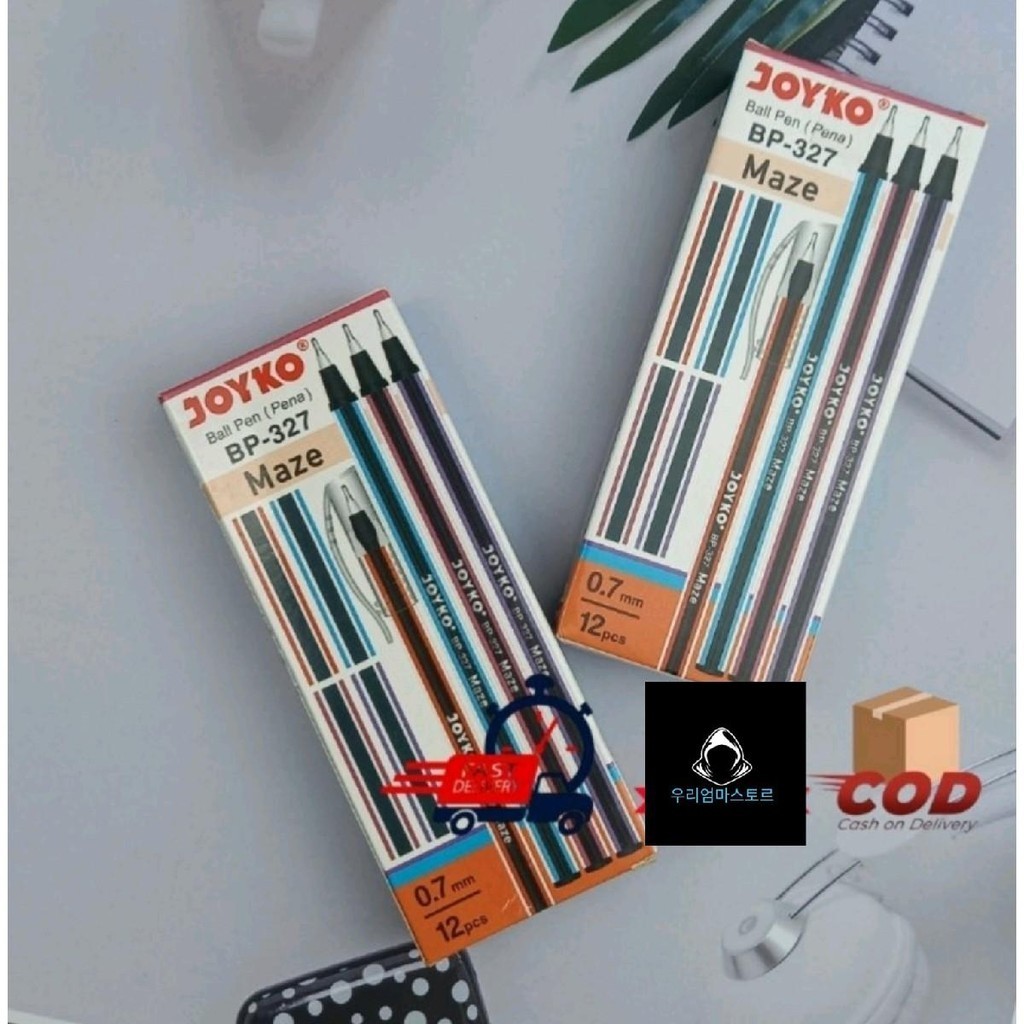 

1 pcs pulpen joyko maze mata pen 0.7 mm Hitam