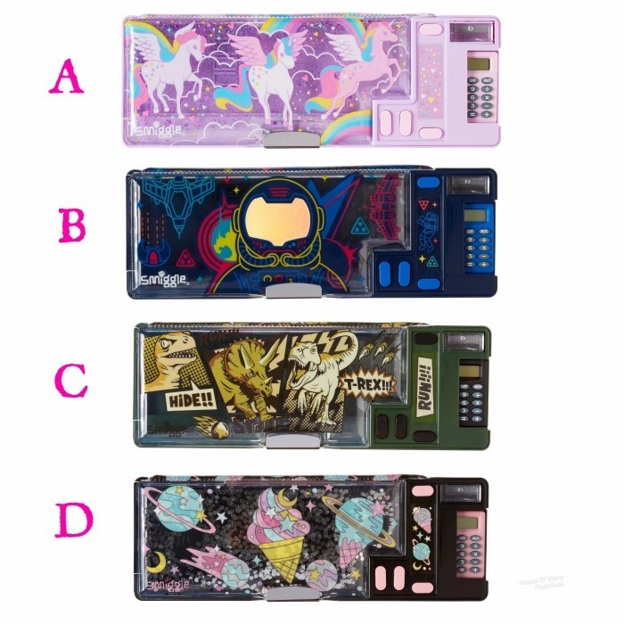 

[New Arrival] SMIGGLE BEYOND POP OUT PENCIL CASE - TEMPAT PENSIL SMIGGLE ORIGINAL - Motif B
