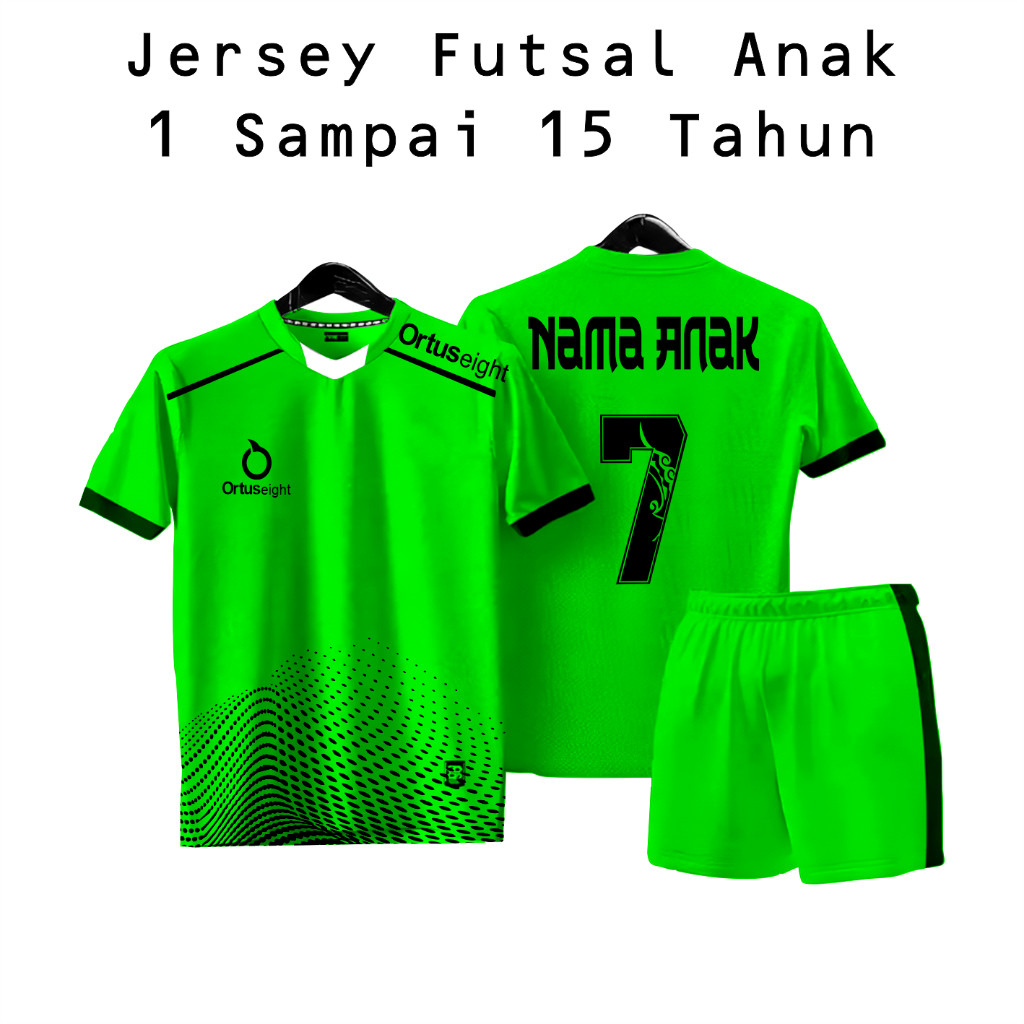 Jersey Langsung Konfeksi Jersey Anak Stabilo Keren Pasang Nama Dan Nomor Jersey Futsal Custom Jersey
