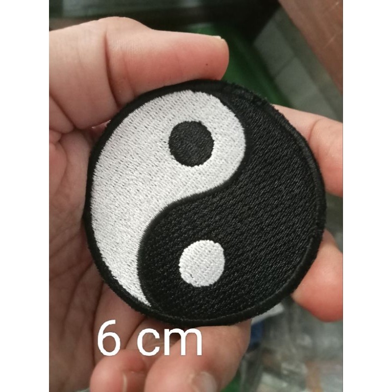 Bordir Patch bordir yinyang aksesoris jaket