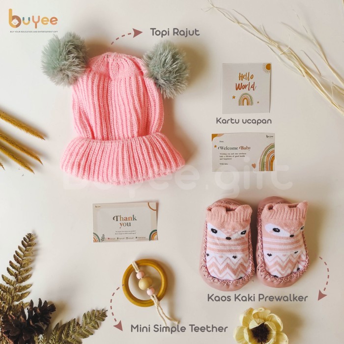 

[[Promo!!!]] Baby Hampers Premium | Kado Lahiran Bayi | Baby Gift Set - Sky, Merah Muda