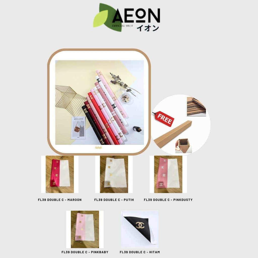 

AEON - FL39 BRAND Kertas Bunga Paper Buket Motif Cellophane