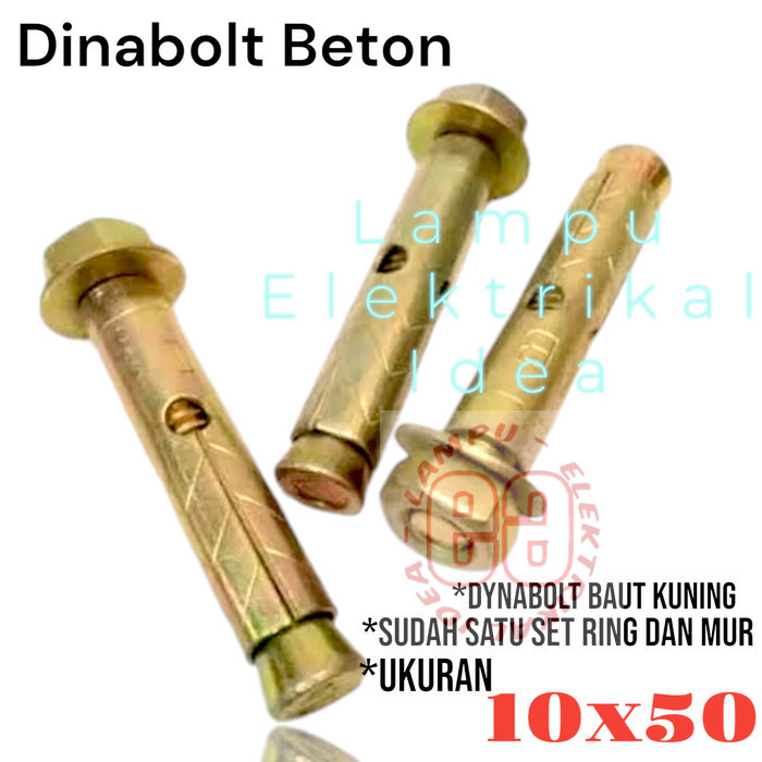 Dinabolt Dynabolt M10 x 50 (+- 5 cm) Ekonomis