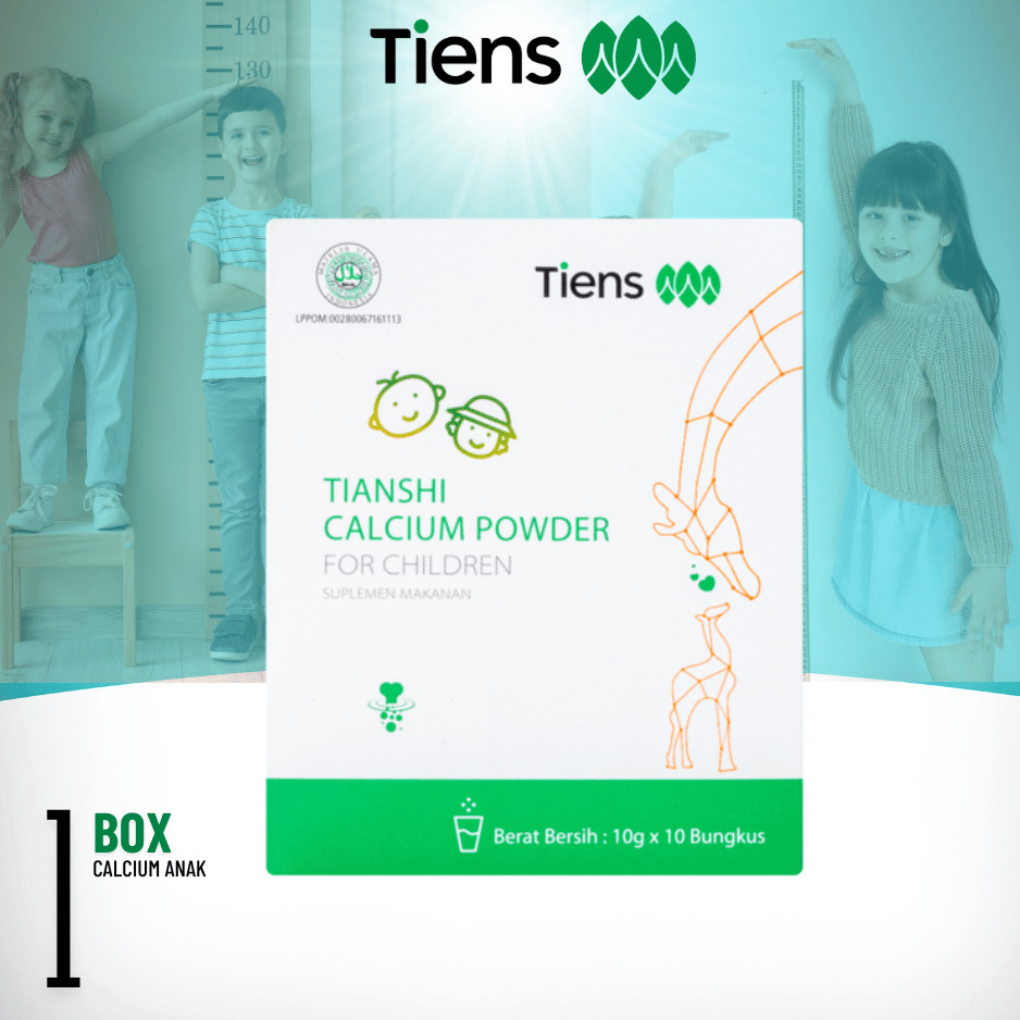 TIENS - Tiens Calcium Powder For Children Susu Kalsium Penambah Tinggi Badan Anak Calcium Tiens