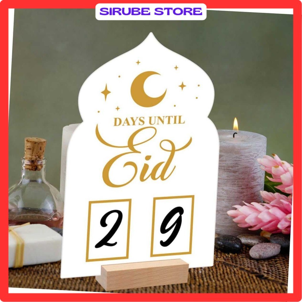

Kalender Ramadhan Puasa Acrylic Ramadan Calendar Decoration - TK007
